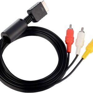 Cable Rca Av Audio Y Video Para PS2 - PS3