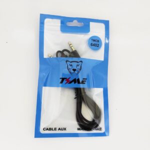 Cable Auxiliar Plug 3.5mm Con Manos Libres 1.2m Microfono - TMCB 6402