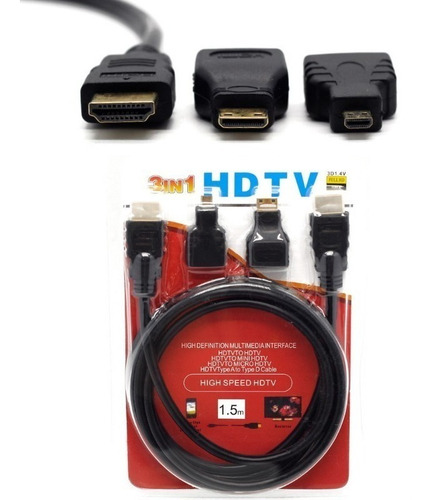 Cable HDMI a HDMI 1.5 Mts HDTV (Kit) 47008 - 47027 - Image 2
