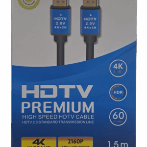 CABLE PREMIUM HDMI 1,5MTS 8K ENGOMADO / 2160P