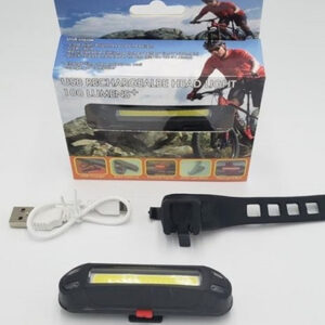 Luz Led Recargable Para Bicicleta 5 Modos 2 Colores 100 Lumen Usb / P080KA