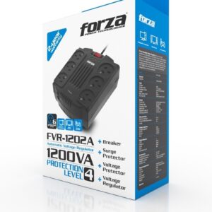 Estabilizador Tension Forza FVR-1202A Volt Reg 1200VA/600W
