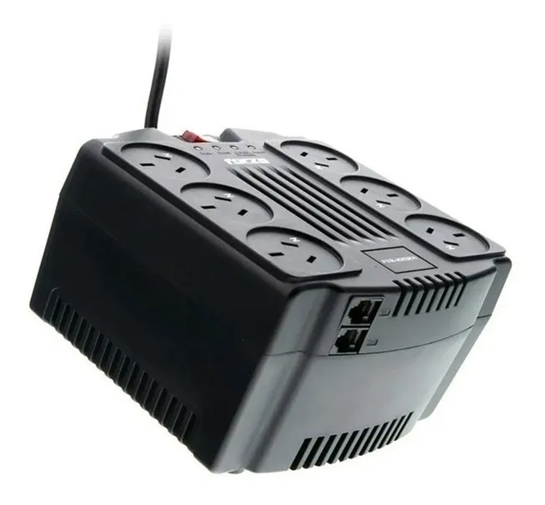 Estabilizador Tension Forza FVR-1202A Volt Reg 1200VA/600W - Image 2
