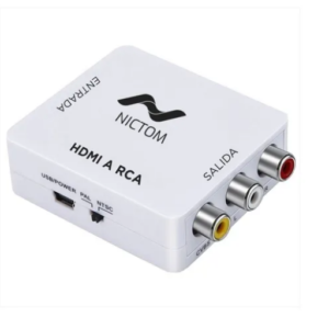 Conversor Hdmi A Rca Av - Video Noteboook Proyector Tv 1080p