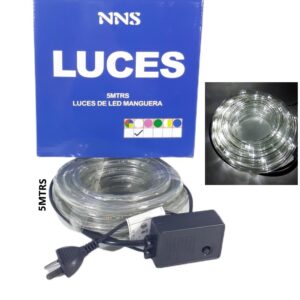 Manguera Led Exterior 5 Mts Luz Blanca Con Control