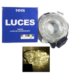 Manguera Led Exterior 10 Mts Luz Cálida Con Control
