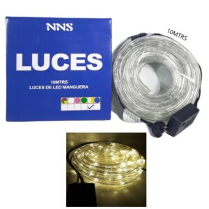 Manguera Led Exterior 10 Mts Luz Cálida Con Control