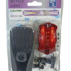Luz Led Recargable Para Bicicleta DELANTERA Y TRASERA / QX-T0198