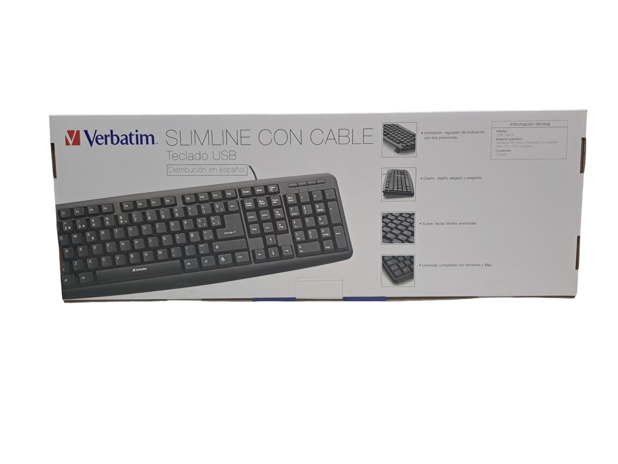 Teclado Verbatim Usb Pc / 98121 / Negro - Image 6