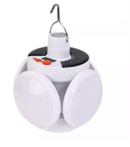 Lámpara Led Solar Colgante Recargable / 5 Funciones / 5 Focos