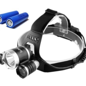 Linterna Minera Led  Etheos / 3 luces Led / 5000 Lum