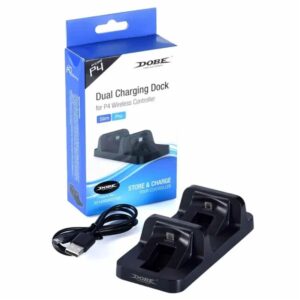 BASE CARGADOR JOYSTICKS DE PS4 DOBLE / TP4-002
