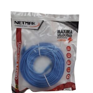 Cable Lan – Red / Utp Cat5e / 15 metros / Netmak NM-C04-15