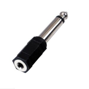 ADAPTADOR MINIPLUG 3,5 HEMBRA A PLUG 6,5 MACHO