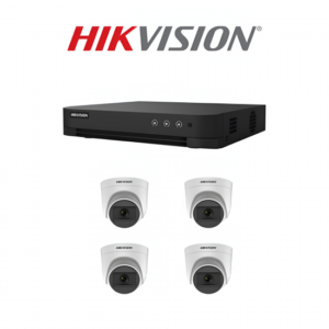Kit 4 Camaras Domos + DVR 4 canales Hikvision / Interior / SSD 240GB