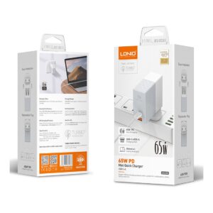 Cargador De Pared Ldnio / A2620c  /Tipo C - Tipo C / 65w