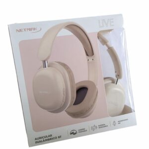 Auricular Bluetooth / Netmak NM-Live / Rosa / Blanco / Negro