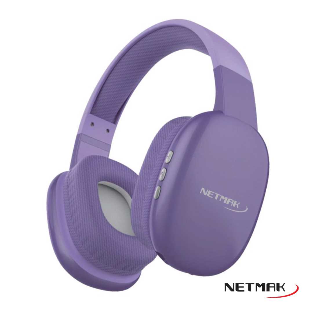 Auricular Bluetooth Netmak VOLT / NM-VOLT / Verde / Lila - Image 3