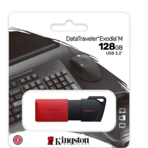 PENDRIVE KINGSTON EXODIA DTXM /128.00 GB / ROJO / USB 3.0