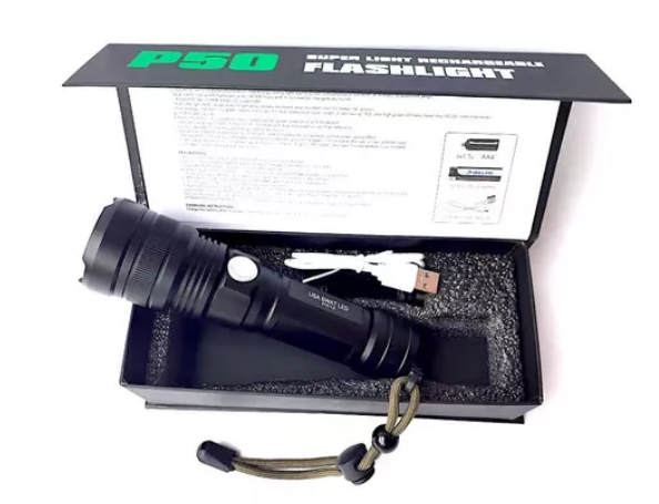 Linterna Táctica P50 Camping Led 1000m