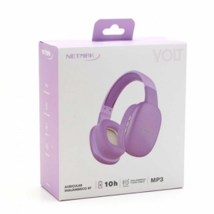 Auricular Bluetooth Netmak VOLT / NM-VOLT / Verde / Lila