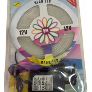 Manguera Led Neon Flexible / Colores / 5 Mts / Fuente 12v 2a
