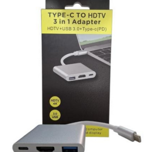 Adaptador Usb Tipo C a Hdmi / Usb Tipo C / Usb 3.0 / Para Mac Pc / CQT-D12