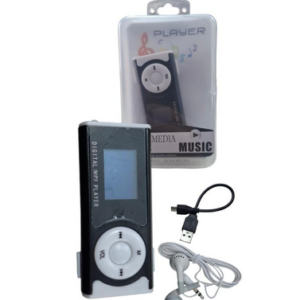 Mini Reproductor MP3 Con Linterna / Entrada Auxiliar 3.5mm / 3170A