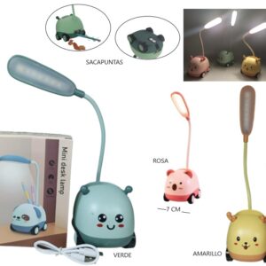 LAMPARA VELADOR INFANTIL C/ SACAPUNTAS / LED-83017