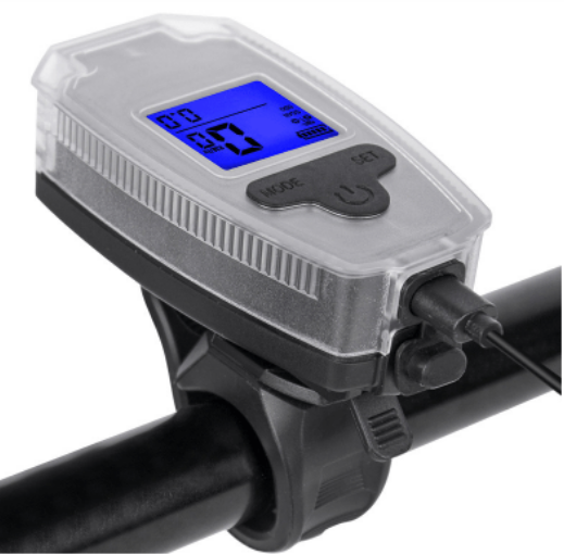 Luz Led Recargable Para Bicicleta / BOCINA / VELOCIMETRO / HJ-065 - Image 3