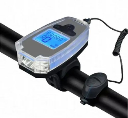 Luz Led Recargable Para Bicicleta / BOCINA / VELOCIMETRO / HJ-065 - Image 8