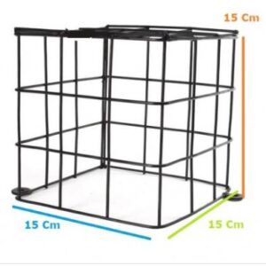 Protector Jaula Reja Para Cámara De Seguridad / 15cm x 15cm