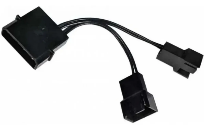 Cable Adaptador Molex a 2 Coolers / 3-4 Pines / Divisor / Splitter