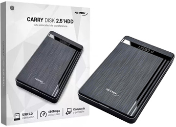 CARRY DISK 2.5 SATA USB 2.0 / NETMAK NM-CASE-2