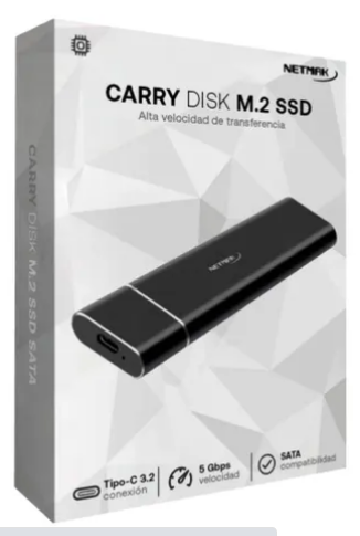CARRY DISK / USB-C / SSD M.2 / USB 3.2 / NETMAK NM-CASE-5