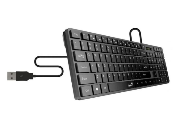 TECLADO GENIUS SLIMSTAR 126 SMART / TECLAS BAJAS / BLACK - Image 2