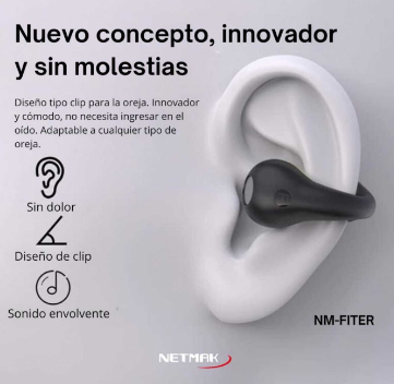 AURICULAR BLUETOOTH NETMAK EARBUDS / NM-FITER - Image 3