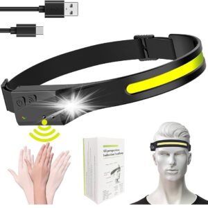 LINTERNA MINERA  VINCHA / CON SENSOR DE MOVIMIENTO / BATERÍA RECARGABLE / 350