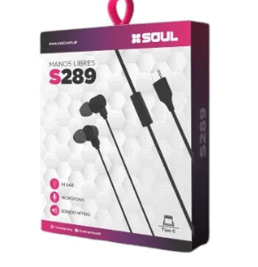 AURICULAR  IN EAR / SOUL S289 / 3.5MM