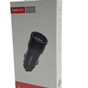 Cargador Para Auto / 1 USB /1 USB Tipo C / 12V 48W  / Tranyco T-C22