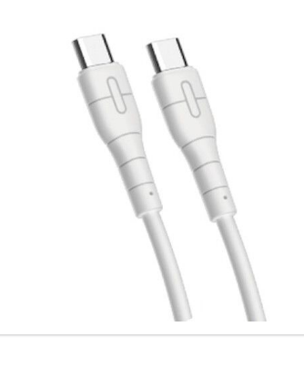 CABLE SOUL TIPO C A TIPO C / DATOS - CARGA / 60w / 1 METROS / BLANCO - Image 2