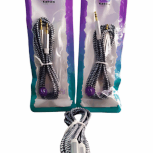 CABLE AUXILIAR 3.5MM A 3.5MM / 1.5 Metros / MALLADO / KARSEN 1052 1051