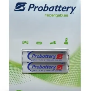 PILA RECARGABLE AAA PROBATTERY 1000MHA PACK*2