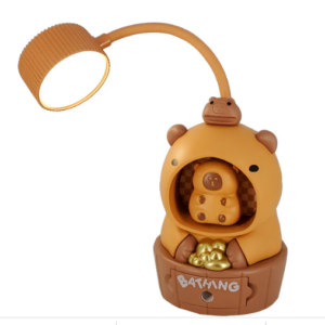 Velador Infantil Recargable Capibara / Luz De Noche / Sacapuntas / LED-83064
