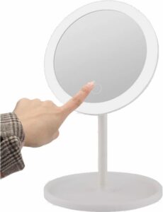 ESPEJO MAQUILLAJE LUZ LED / TACTIL 3 TONOS DE LED / RECARGABLE / ESP-91047