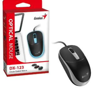 MOUSE GENIUS DX-123 / ROJO - GRIS - AZUL