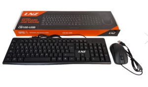 TECLADO Y MOUSE COMBO / LNZ CB100 / USB