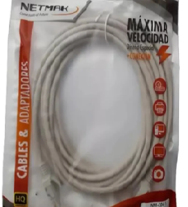 Cable Lan – Red / Utp Cat5e / 1 Metros / Netmak