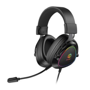 AURICULAR GAMER SOLARMAX NEGRO / PLUG 3.5 / USB / RGB / GHS59