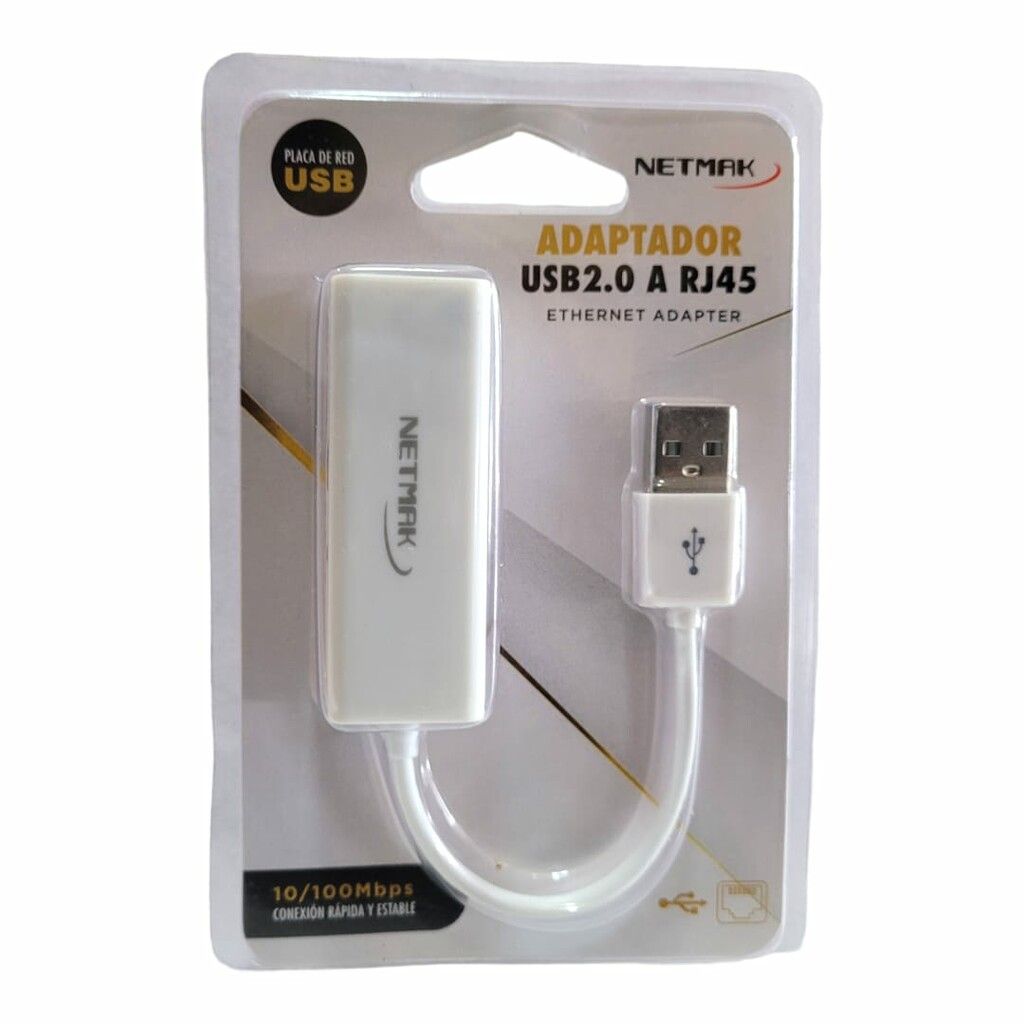 ADAPTADOR USB A RJ45 / NETMAK NM-C59